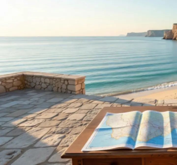 Lélegzetelállító tengerparti úti cél, amely inspirálja az utazástervezést.